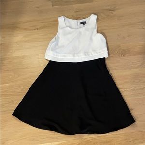 Black & white work dress